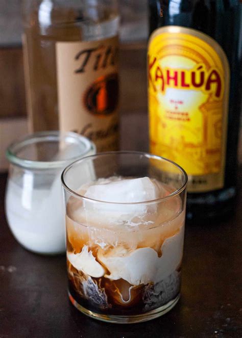 white russian alcohol.